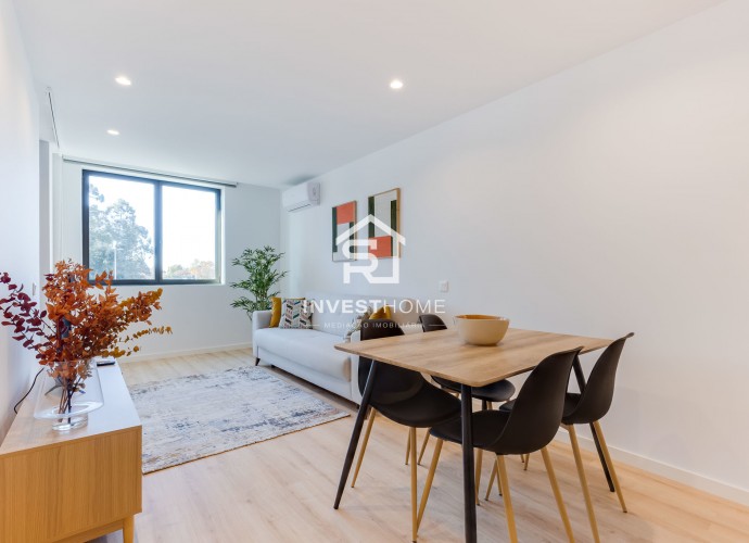 Apartamento T1 | Novo a estrear | Mobilado e Equipado | Lug Garagem